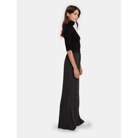ATM Striped Wide Leg Pants - Picture 2 of 7